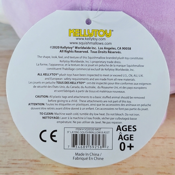 Squishmallow Stefana the Pegasus 9" Laying Cuddlers Stuffed Animal Plush NWT - Picture 12 of 12